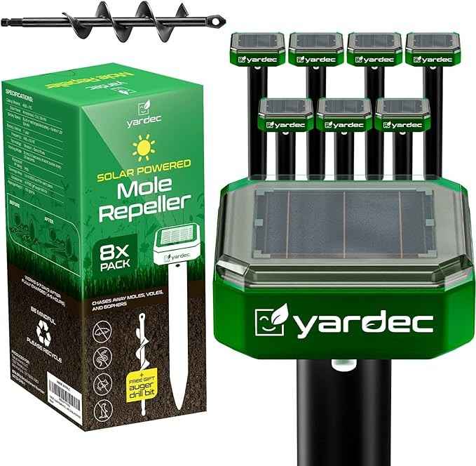 YARDEC Solar Mole Repellent