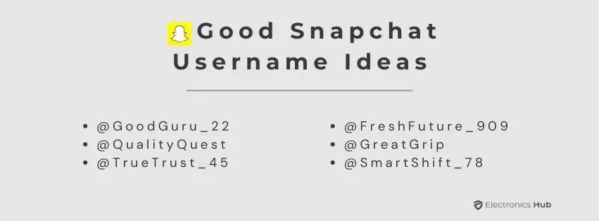Good Snapchat Usernames