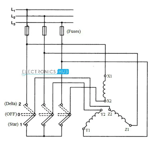 Simple Manual Star Delta Starter