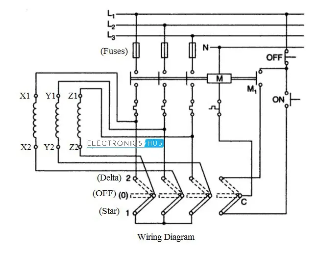 Manual Star Delta Starter with Push Button