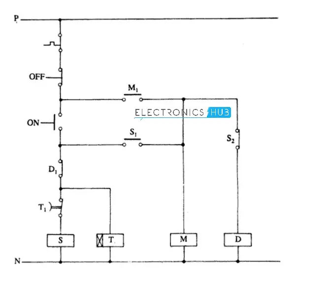 Automatic Star Delta Starter Control Circuit