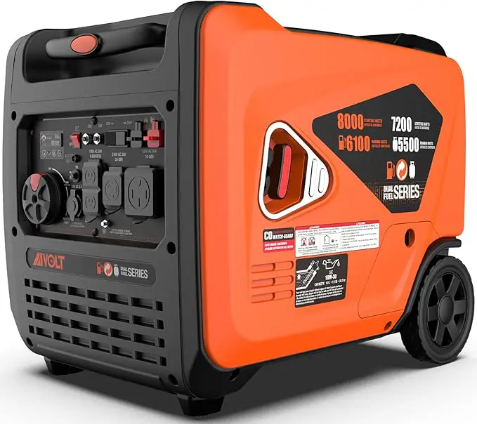 AIVOLT Dual Fuel Portable Inverter Generator