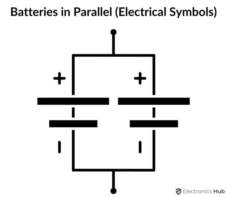 Batteries-in-Parallel-Electrical-Symbols