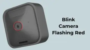 Blink Camera Flashing Red