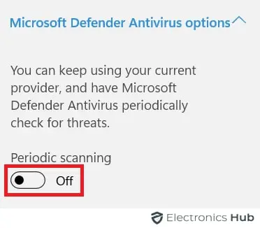 Defender and antivirus - discord checking for updates