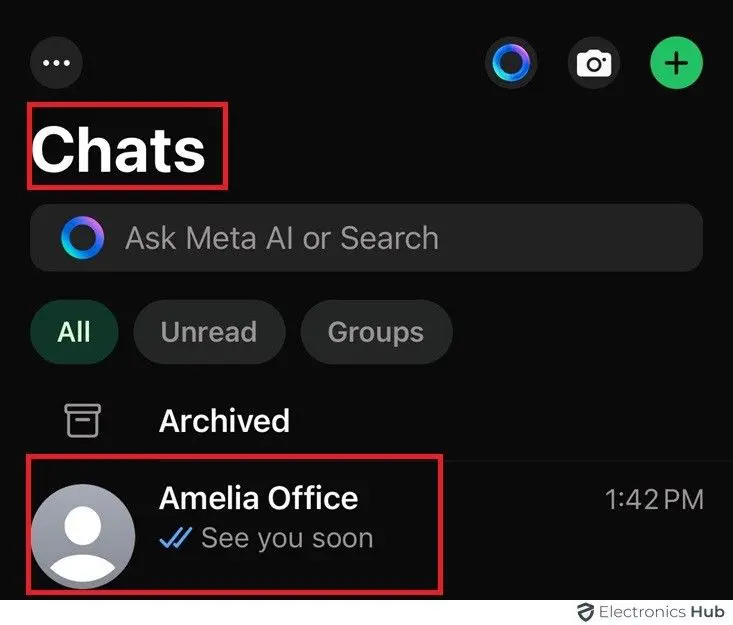 Go to Chat-How to share location on Whatsapp