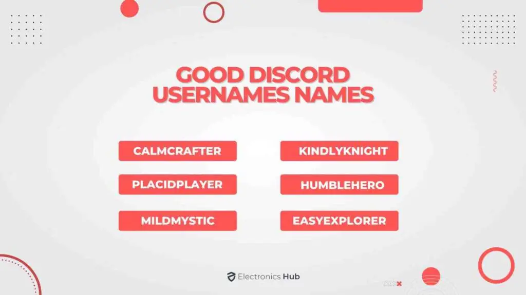 GoodDiscordUsernamesNames