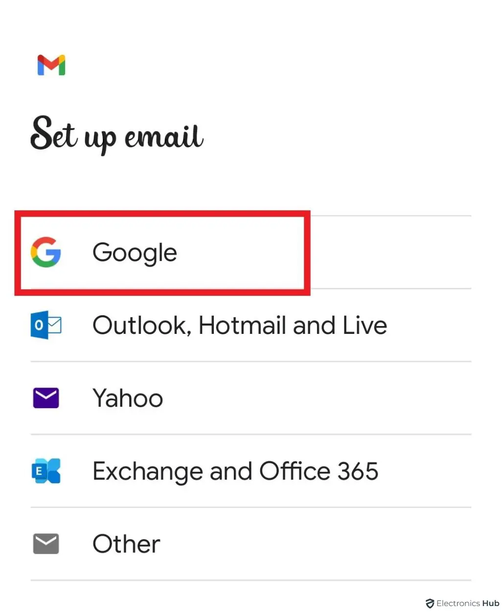 Google - Second Gmail account