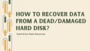 Hard Drive Data Recovery