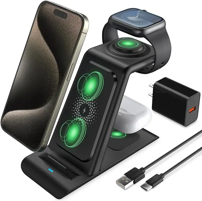 3-in-1 Wireless Charging Station - HATALKIN 