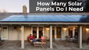 How many solar panels do i need