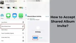 How to Accept Shared Album Invite