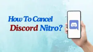 how to cancel discord nitro