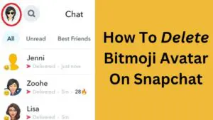 How To Delete Bitmoji Avatar