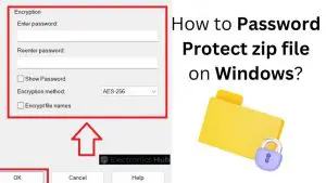 How to Password Protect zip file on Windows