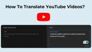 How To Translate YouTube Videos