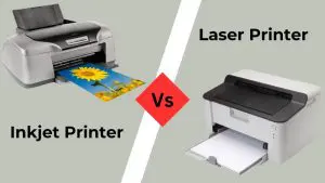 inkjet vs laser printer