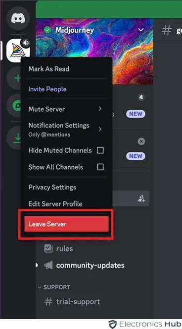 leave server desktop-leaving discord