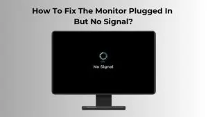 Monitor Plugged in But No Signal Issue (2)