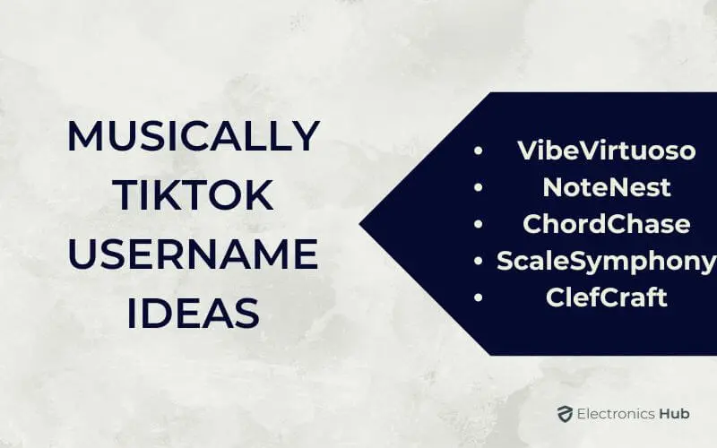 Musically TikTok Username Ideas