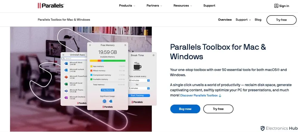 Parallels ToolBox- download youtube video on mac