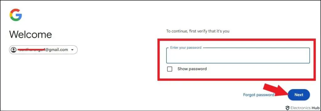 Password- Add second Gmail