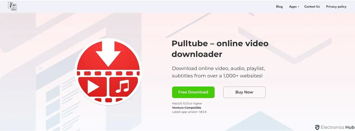 Pulltube-download youtube video on mac