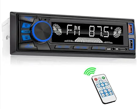 REAKOSOUND Single DIN Car Stereo