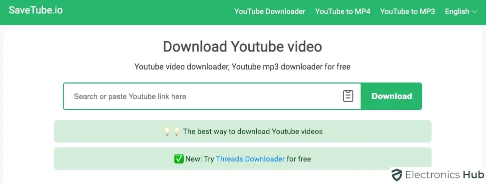 Savetube.io-download youtube video on mac