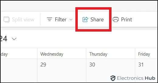 Share option web-how do you share calendars in outlook