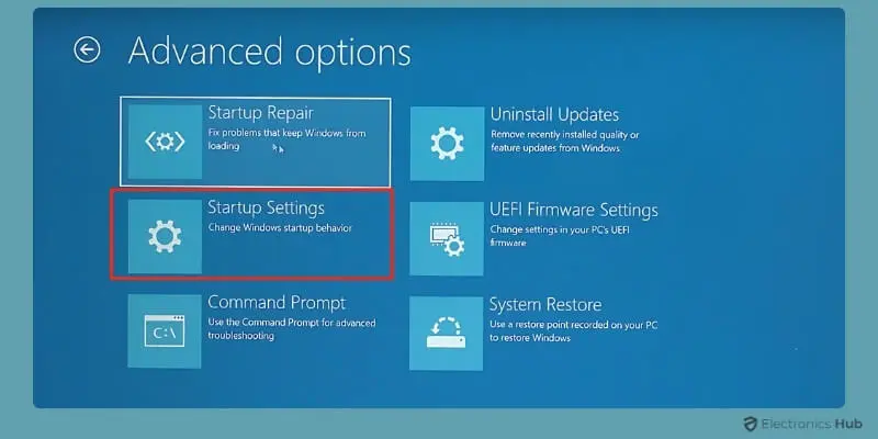 Startup Settings - what does getting windows ready mean