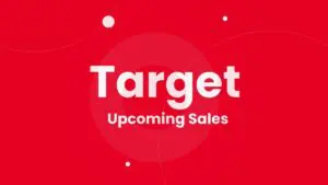 target upcoming sales