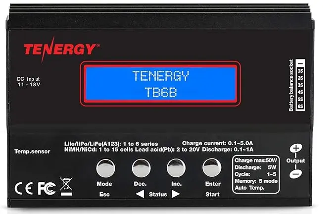 Tenergy TB-6AB Balance Charger