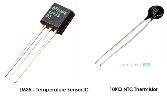 Types of Sensors Temperature Sensor