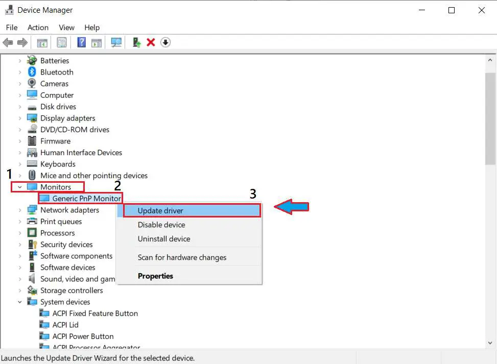 Verify Your Monitors Driver