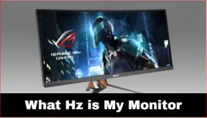 how to check monitor hertz