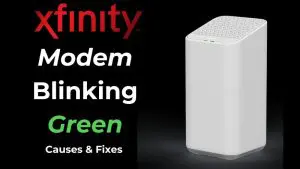 Xfinity Modem Blinking Green